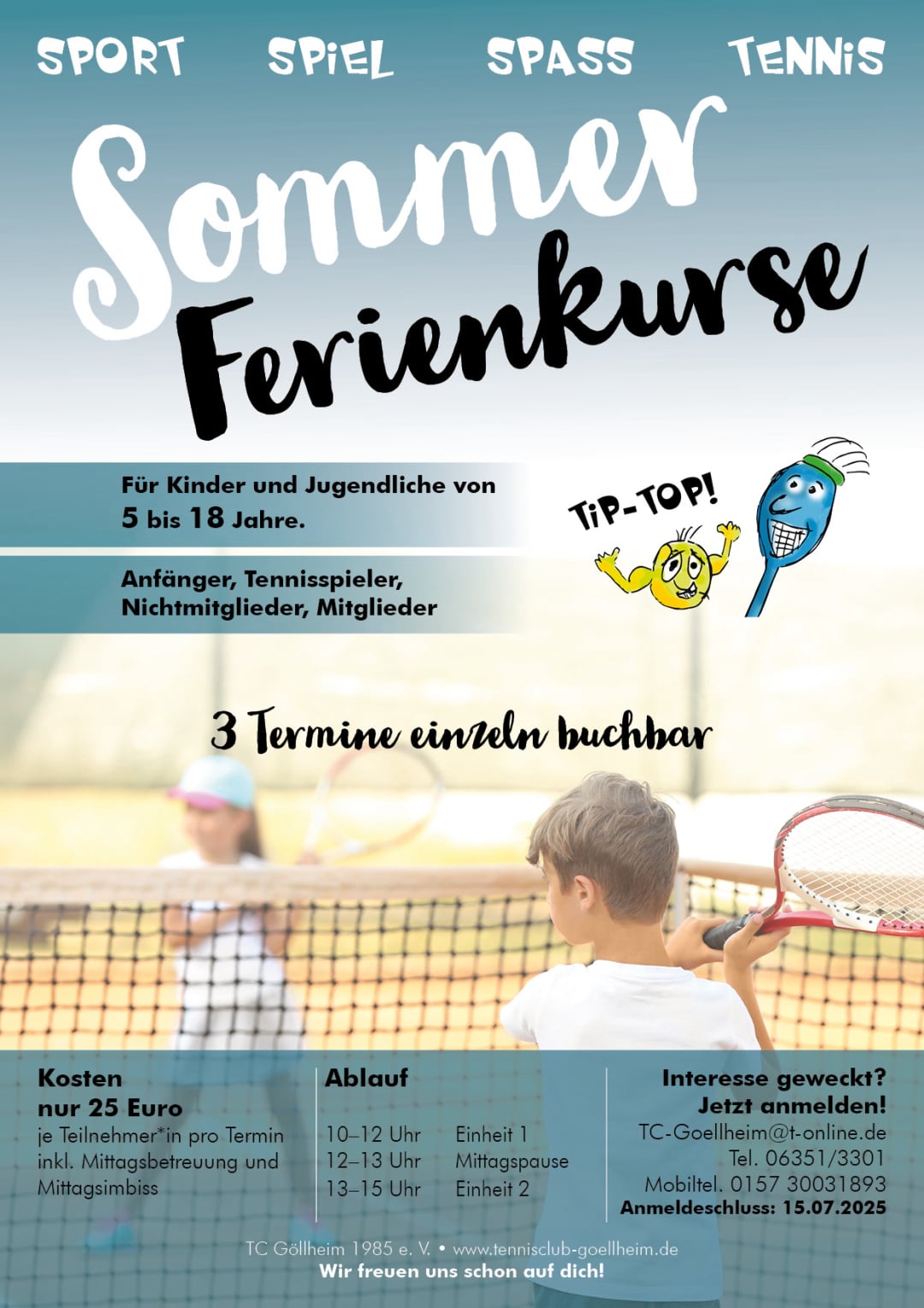 Sommer Ferienkurse 2025